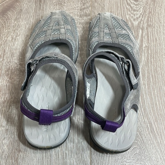NWOT Merrell Siren 2 Wrap Shoe Performance Sandals J033738 Hiking Grey 8 - Picture 3 of 16